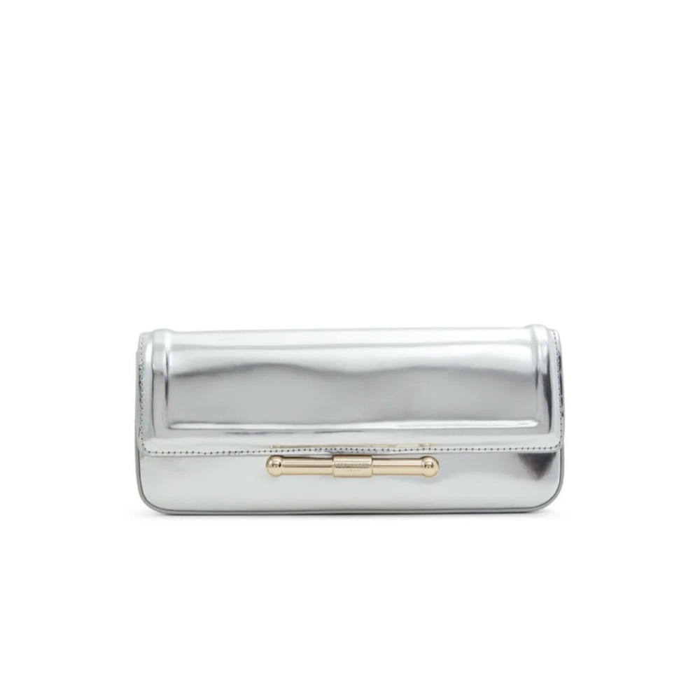 Ted Baker Silver MAYA Crossbody Baguette Bag